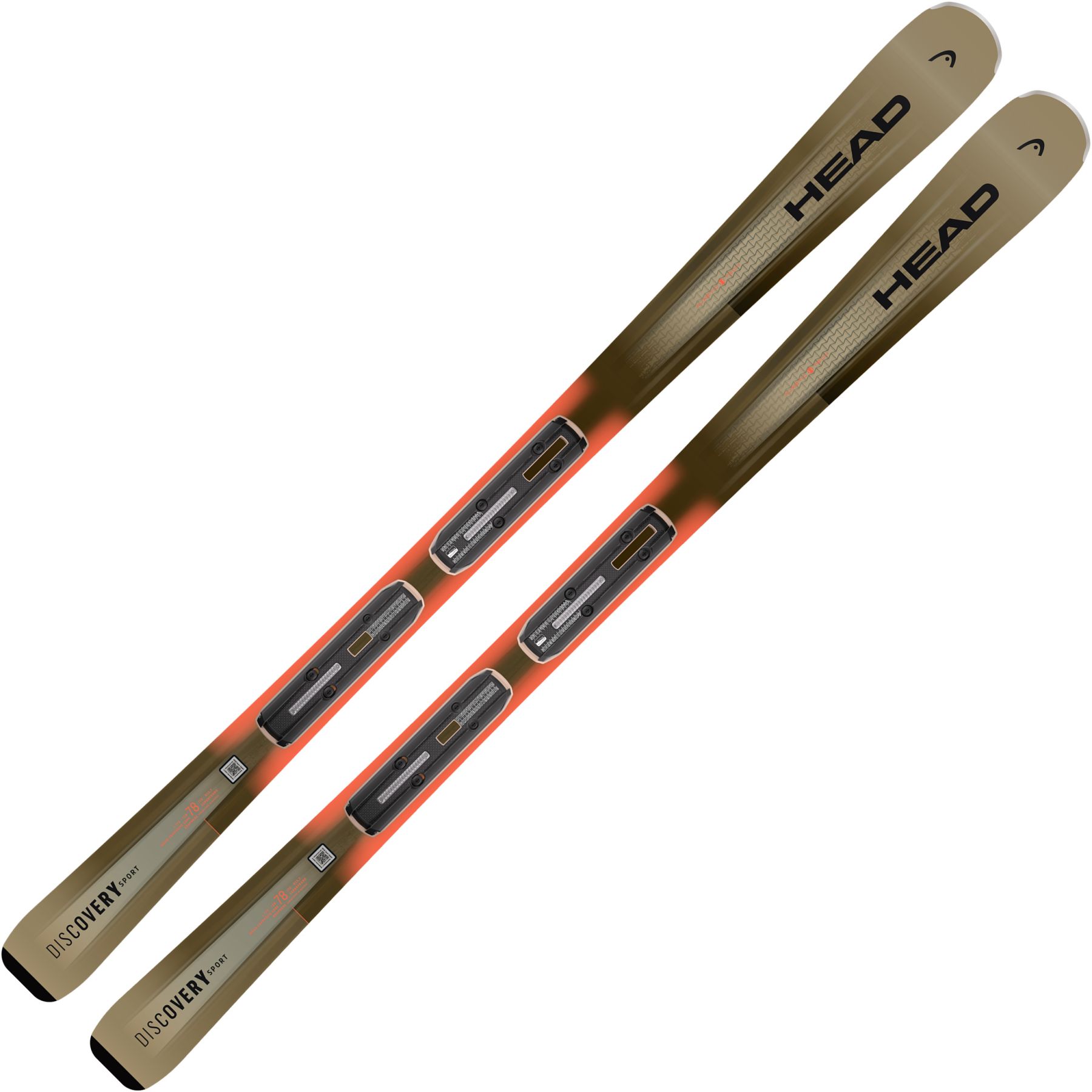 All Mountain Ski Head Discovery 78 Sport + PR 11 GW (163cm - Brun)