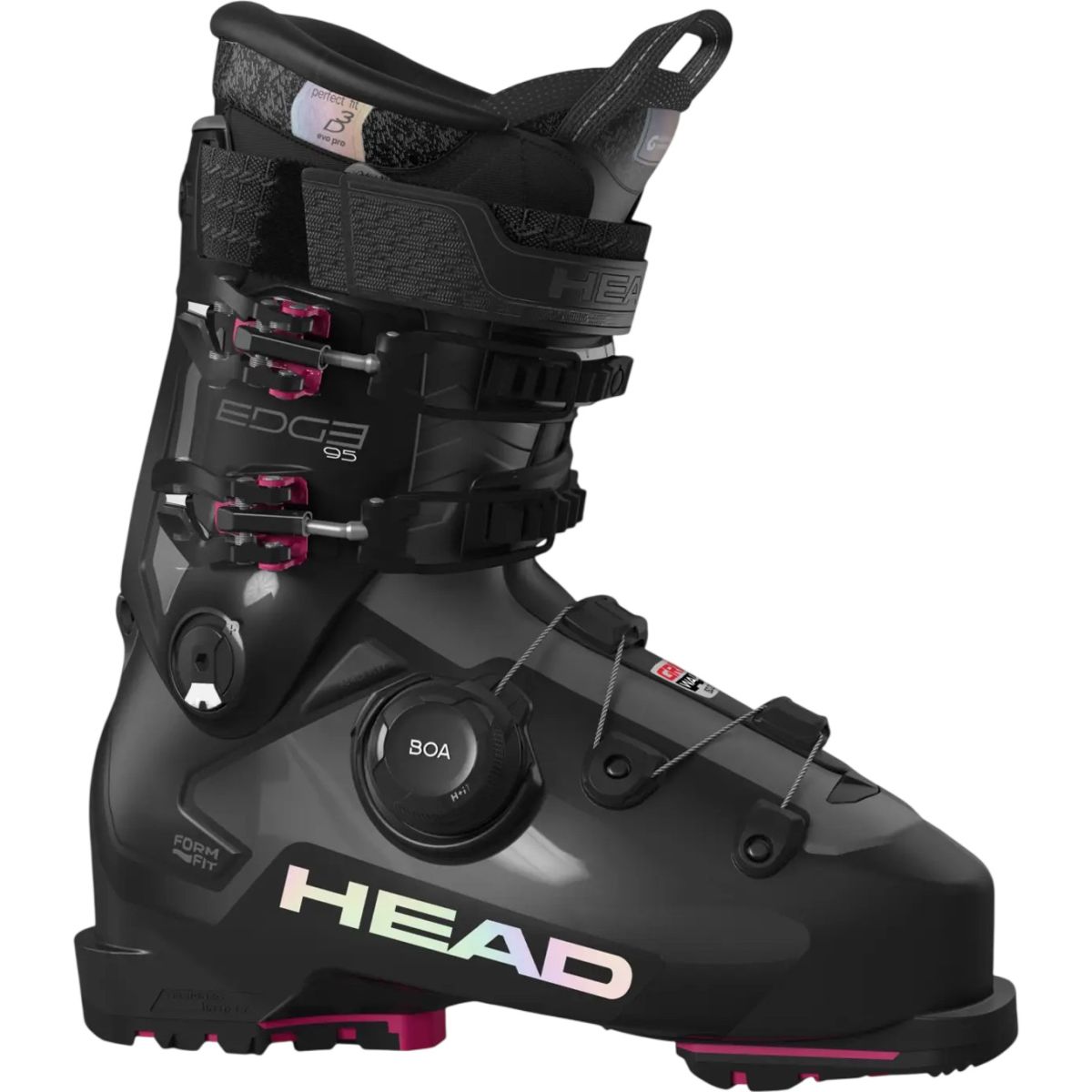 Head Edge 95 HV GW BOA, skistøvler, dame, sort