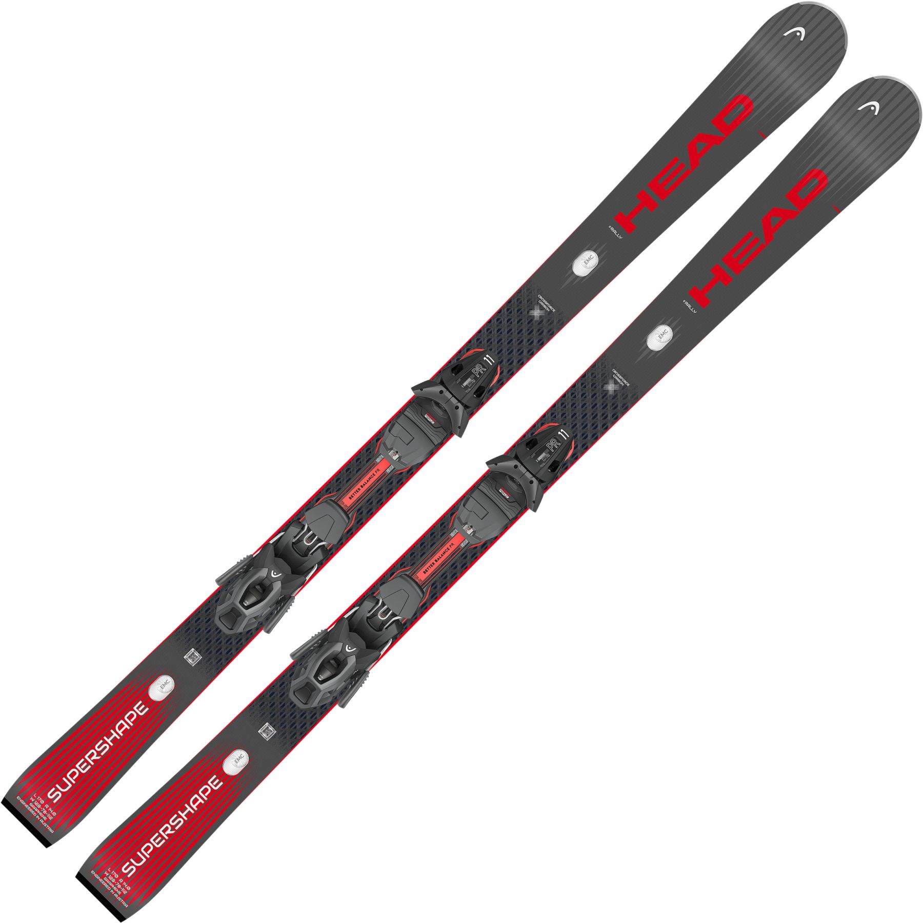 Carving Ski Head Supershape e-Rally SW + PRD 12 GW (163cm - Sort)