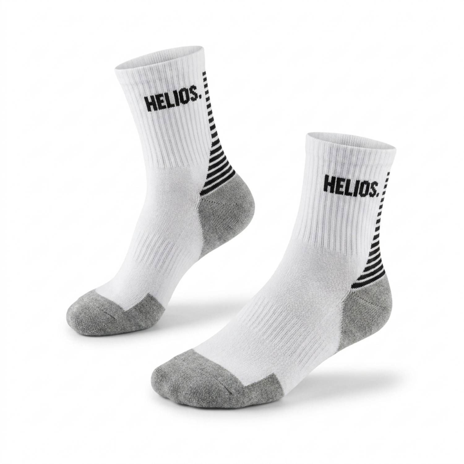 HELIOS Coolmax, løbestrømper, 2 par, hvid