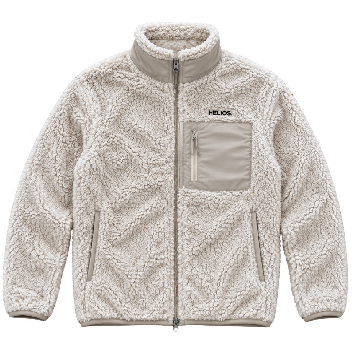 HELIOS Fjord Quilted, fleecetrøje, beige