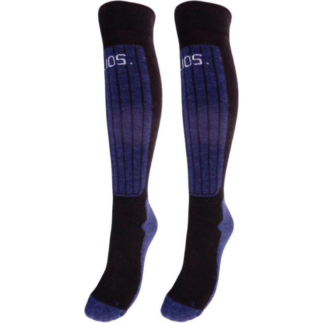 Helios Merino One 60, skistrømper, 2 par, navy