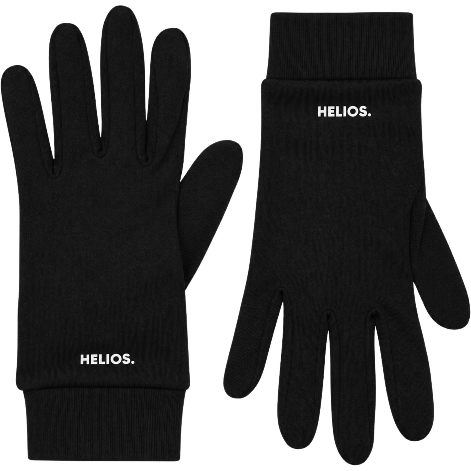 Helios Silk Glove, liner, sort