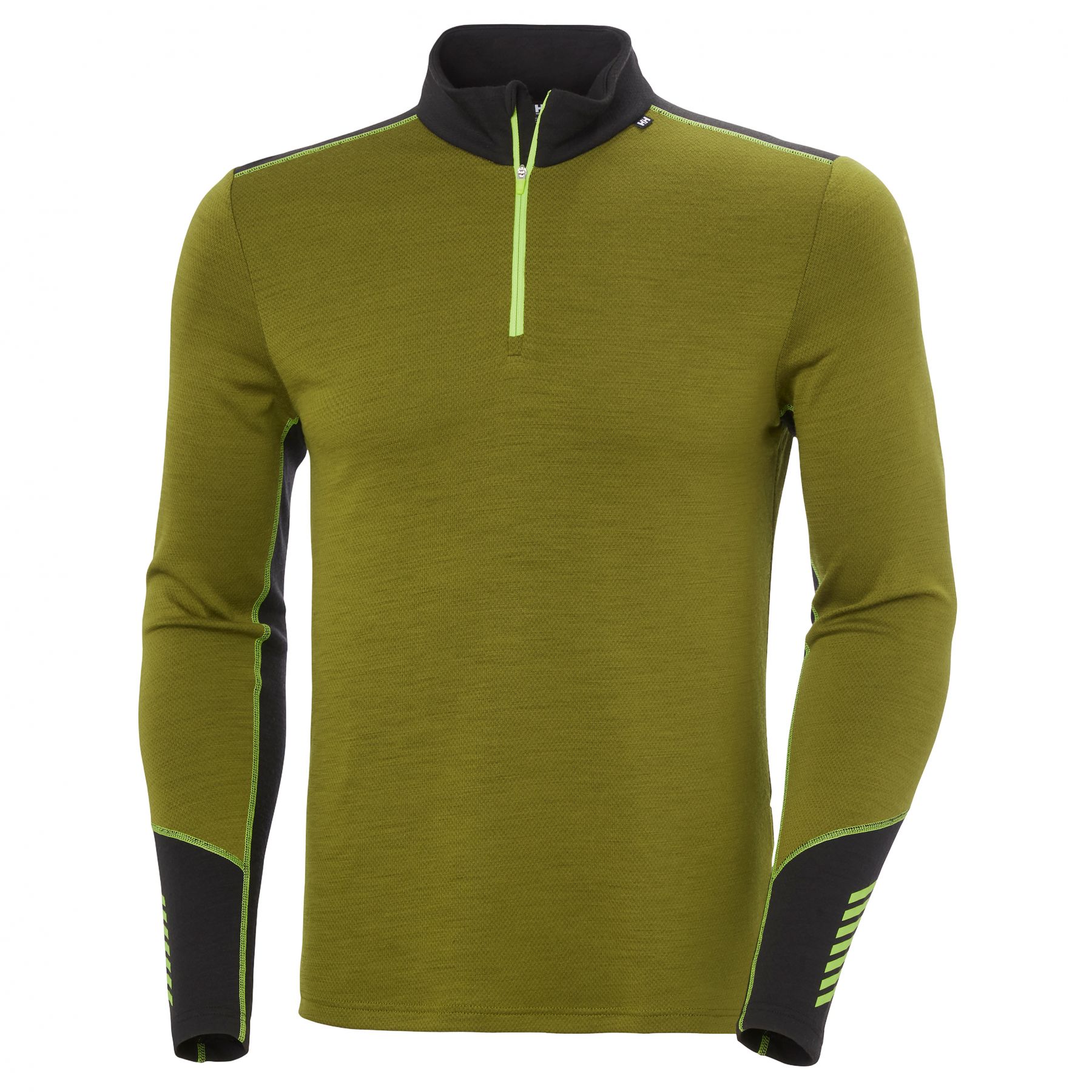 Helly Hansen Lifa Merino Midweight 1/2 Zip, herre, grøn