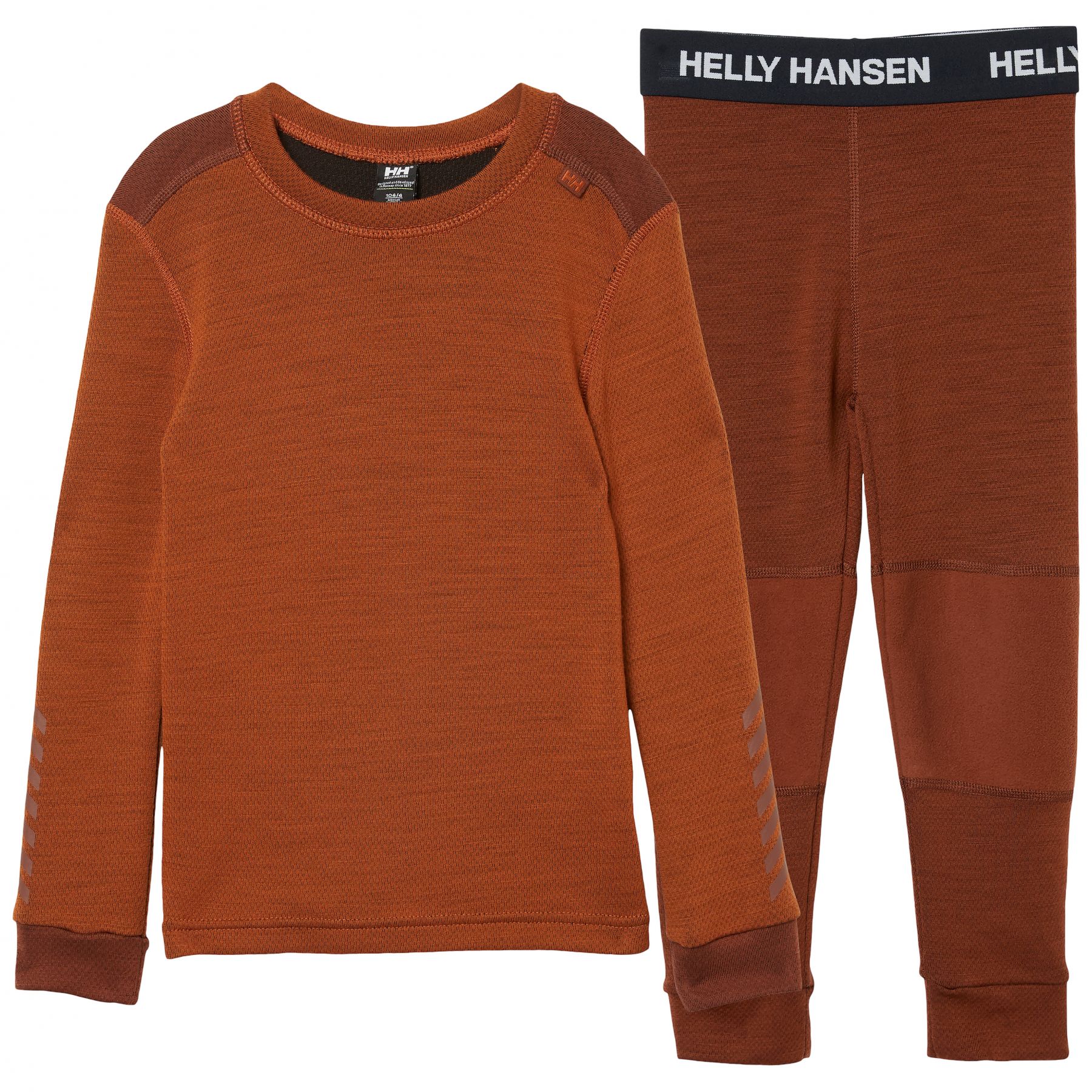Helly Hansen Lifa Merino, sæt, børn, brun