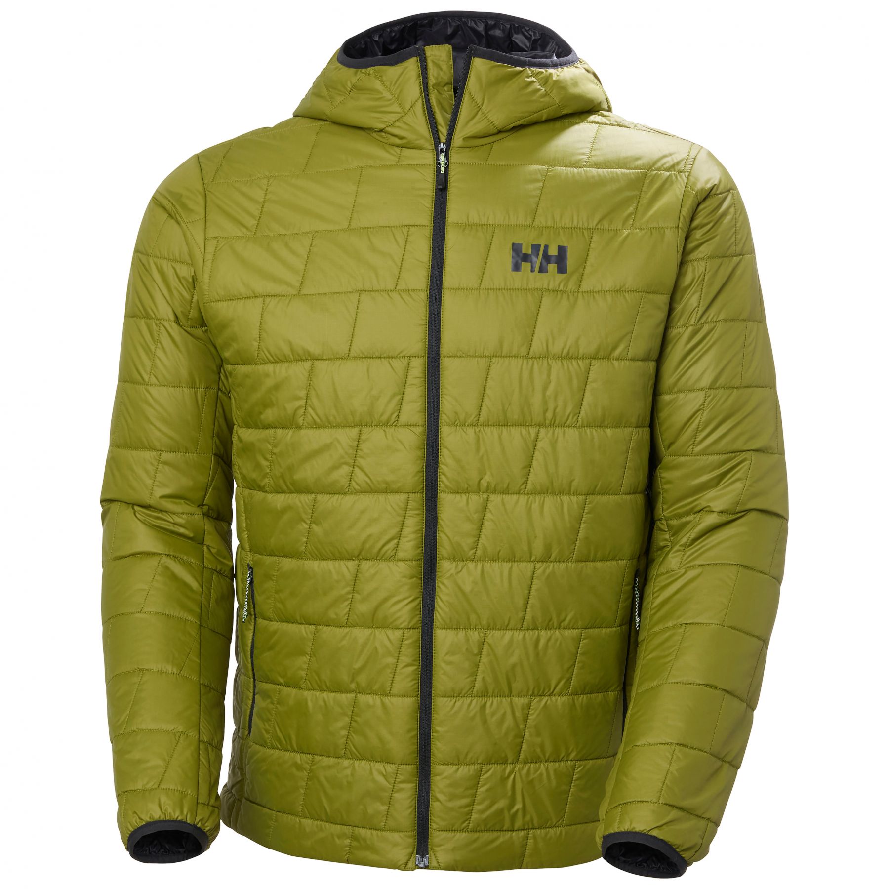 Helly Hansen Lifaloft Hooded, fiberdunjakke, herre, grøn