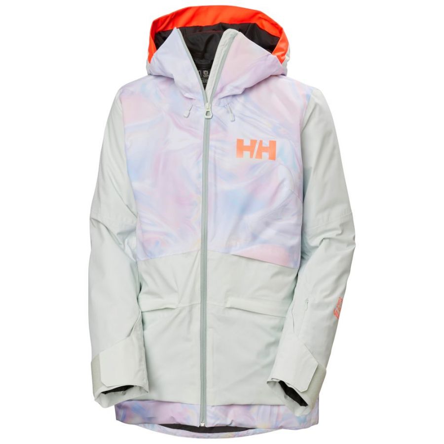 Helly Hansen Powchaser 2.0/Powderqueen, skisæt, dame, lysegrøn/lyselilla