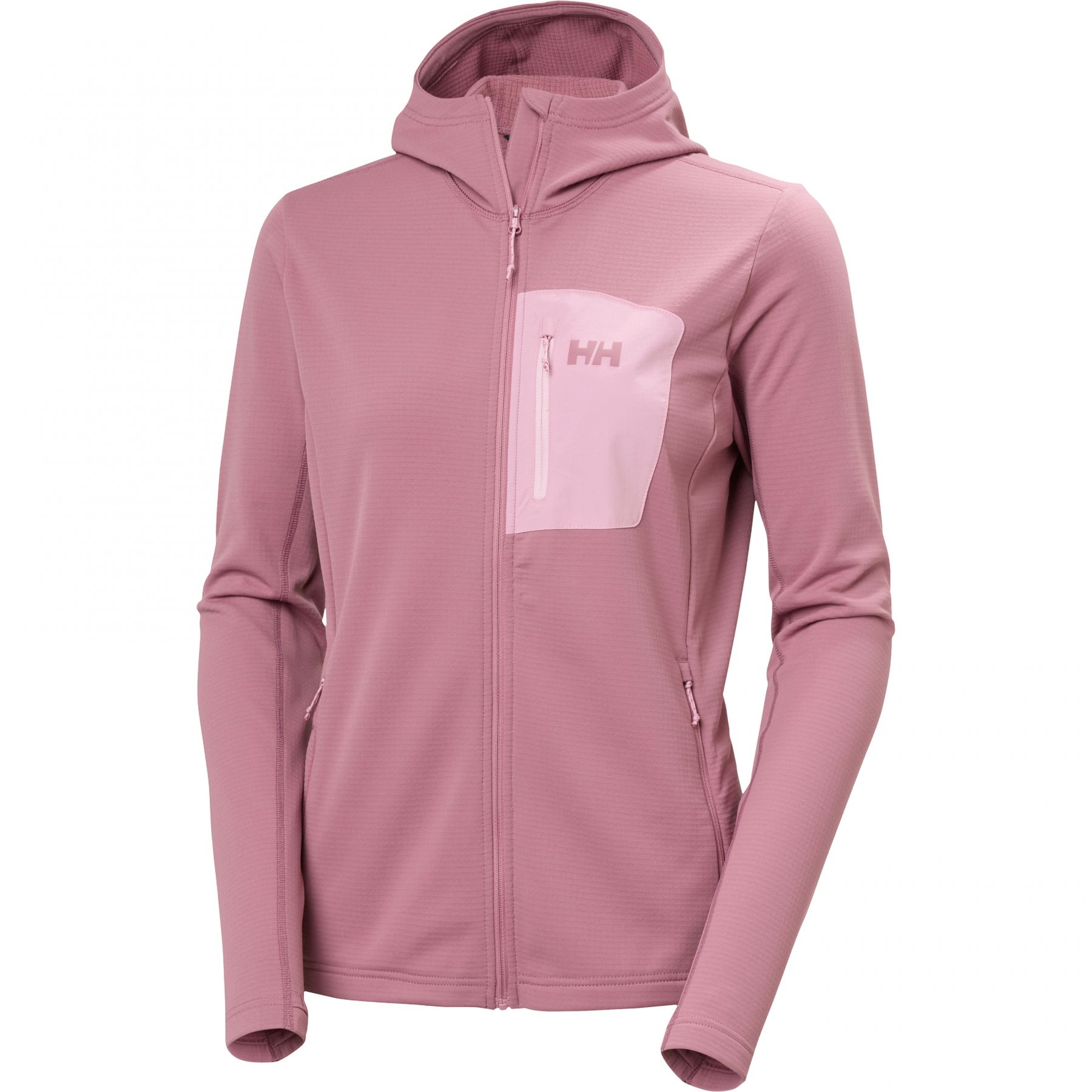 Helly Hansen Versalite Hooded, fleecejakke, dame, lyserød