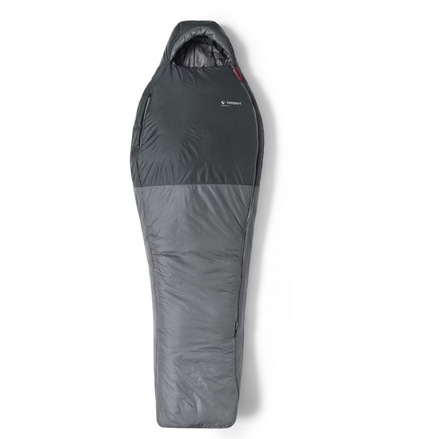 Helsport Pro Fiber 0 Sleeping Bag 200cm - Smoky Grey / Ruby Red OS - Sovepose