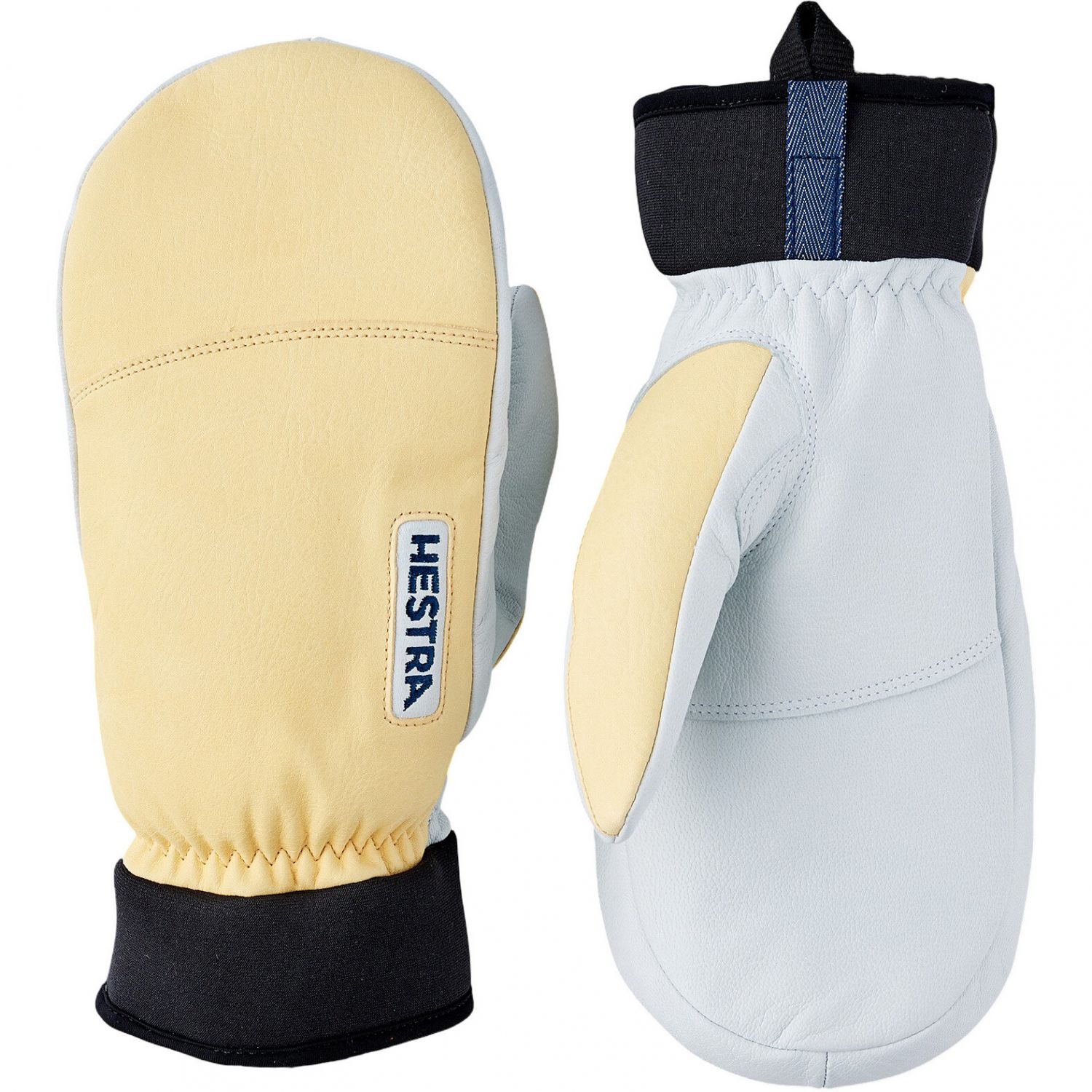 Hestra Army Leather Wool Terry, skiluffer, herre, gul