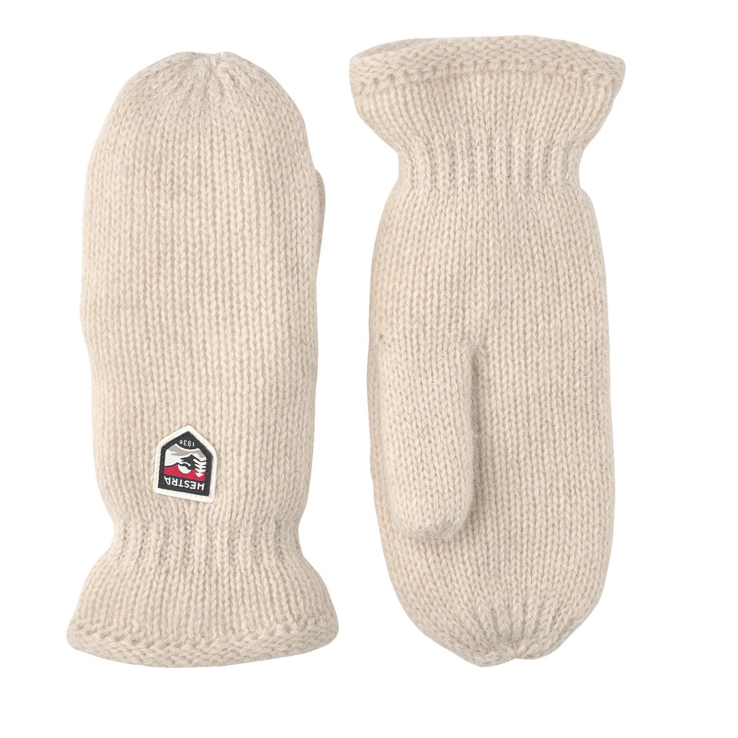 Hestra Basic Wool, luffer, hvid