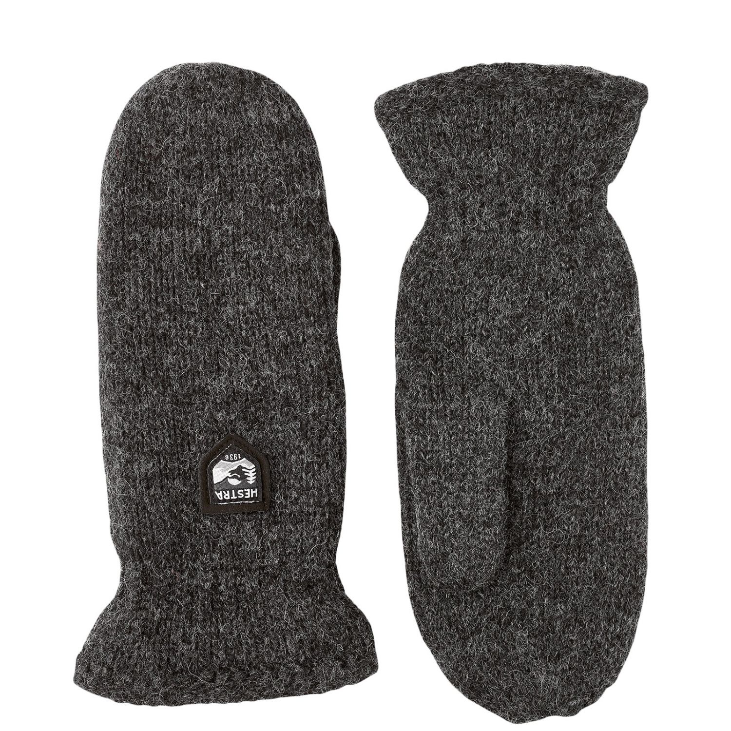 Hestra Basic Wool, luffer, mørkegrå