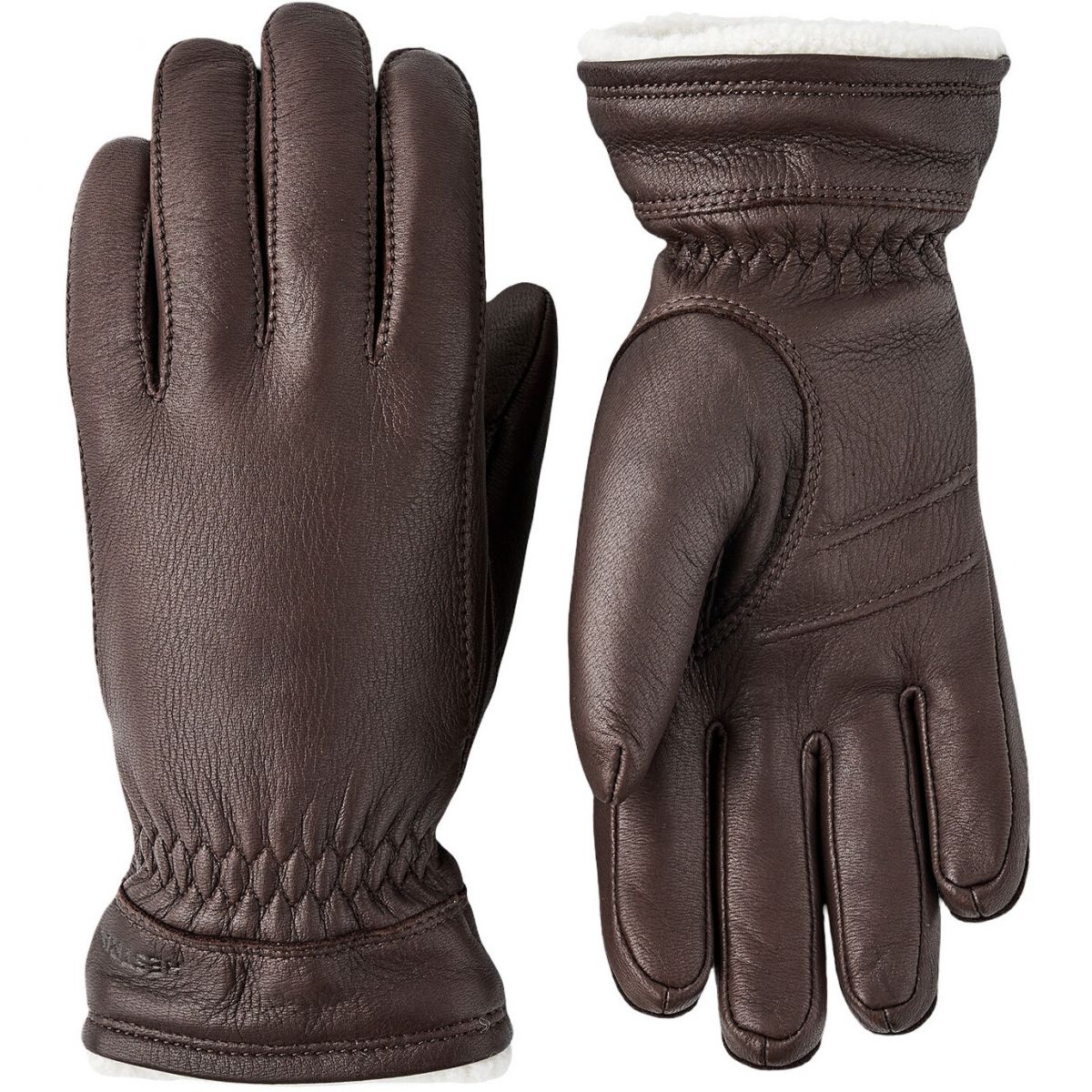 Hestra Buvika Deerskin, handsker, dame, chocolate