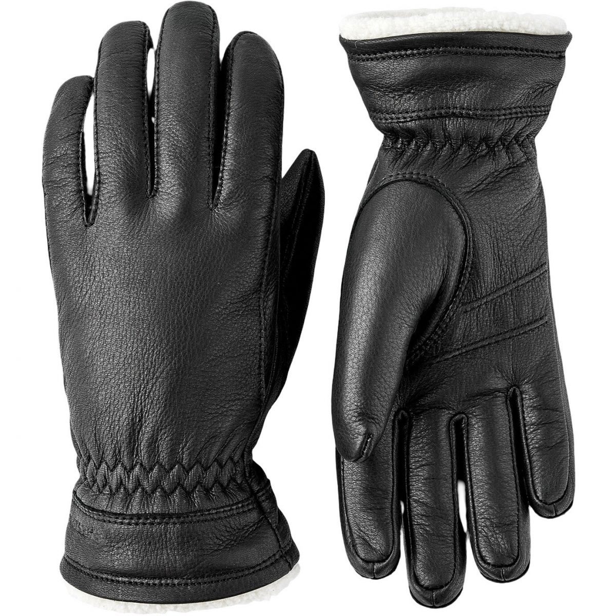 Hestra Buvika Deerskin, handsker, dame, sort