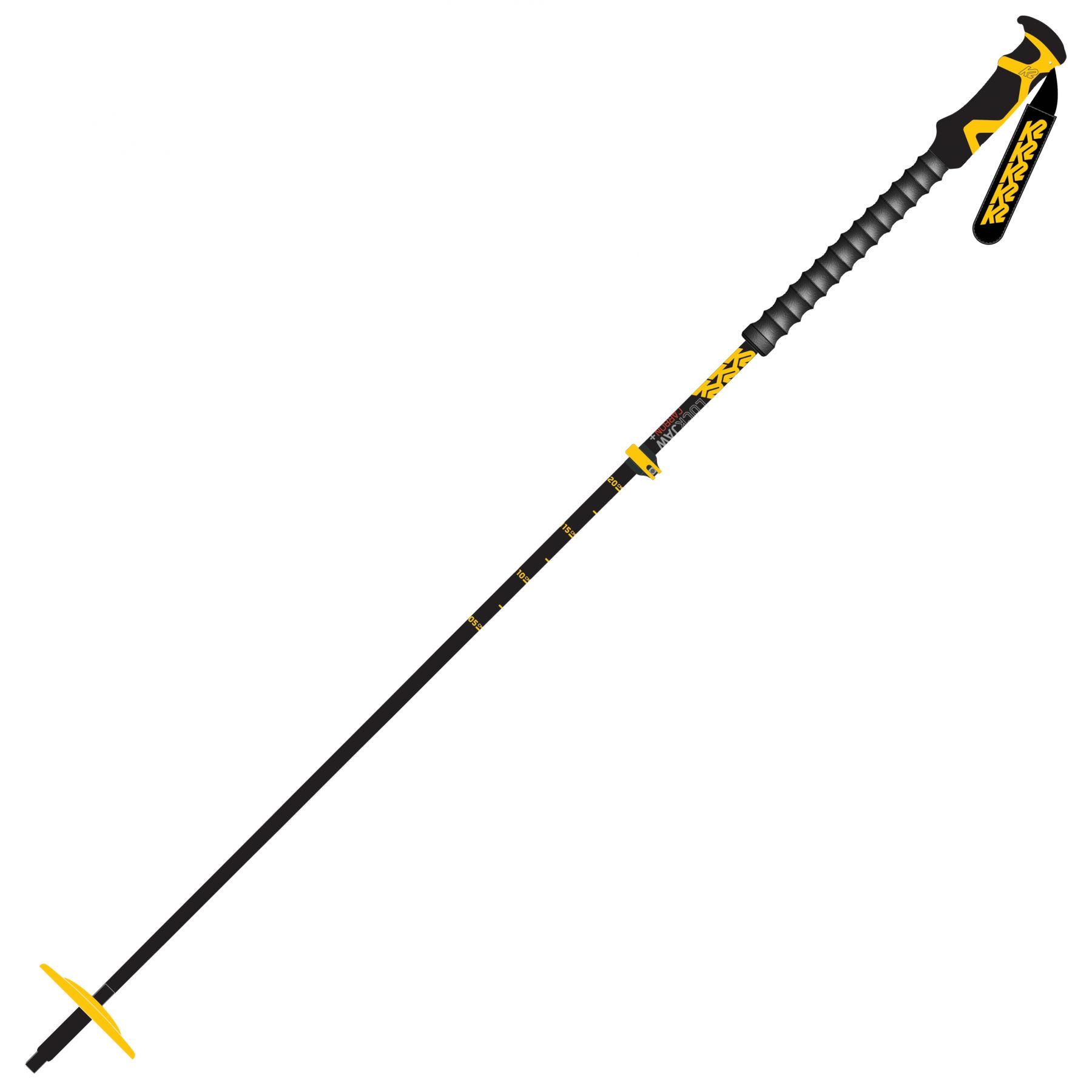 K2 Lockjaw Carbon Plus, skistave, sort