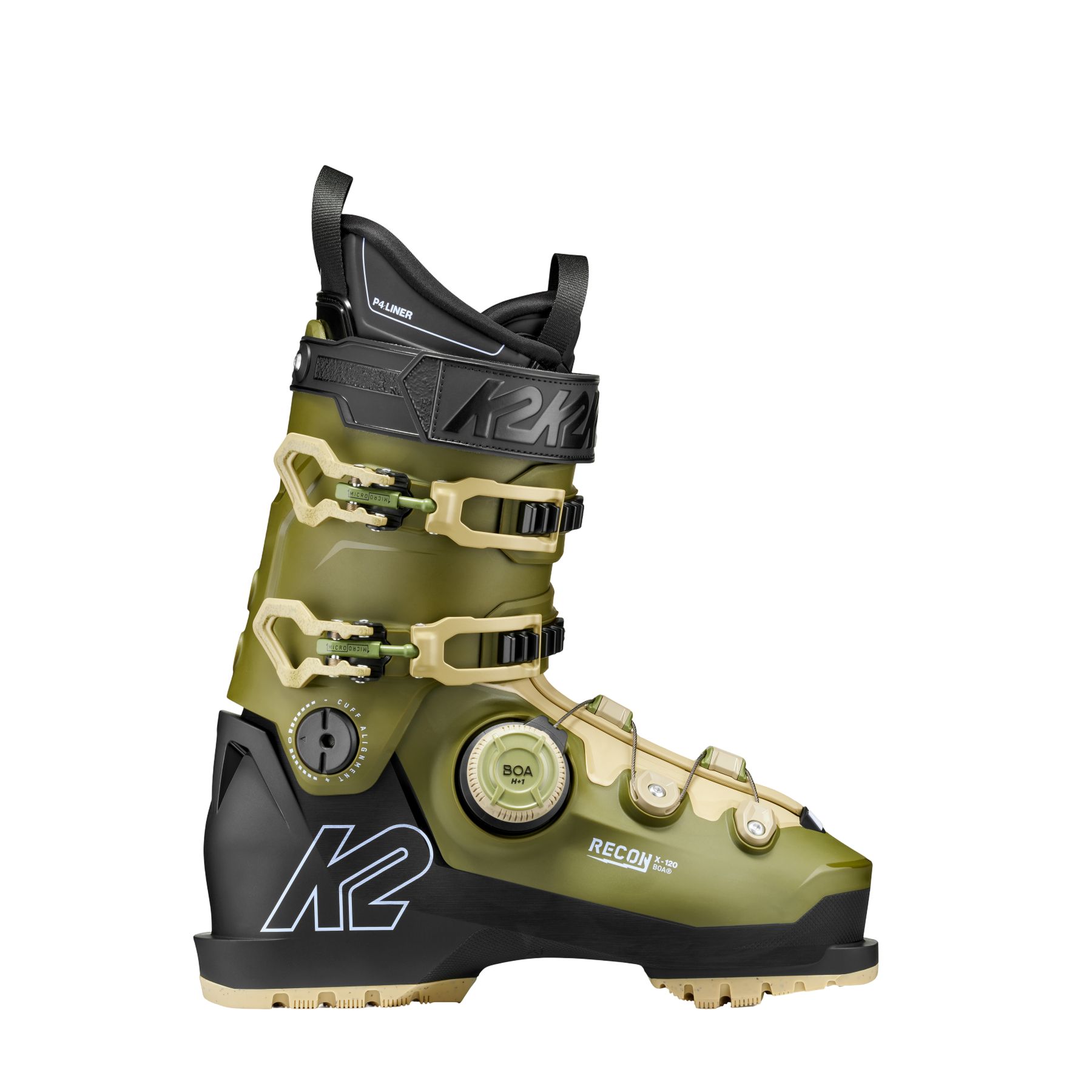 K2 Recon X 120 BOA, skistøvler, herre, grøn
