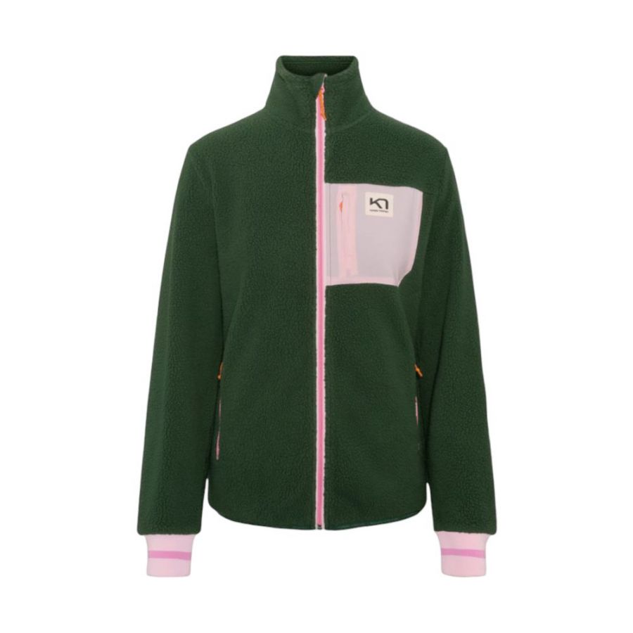 Kari Traa Rothe, fleecejakke, dame, mørkegrøn