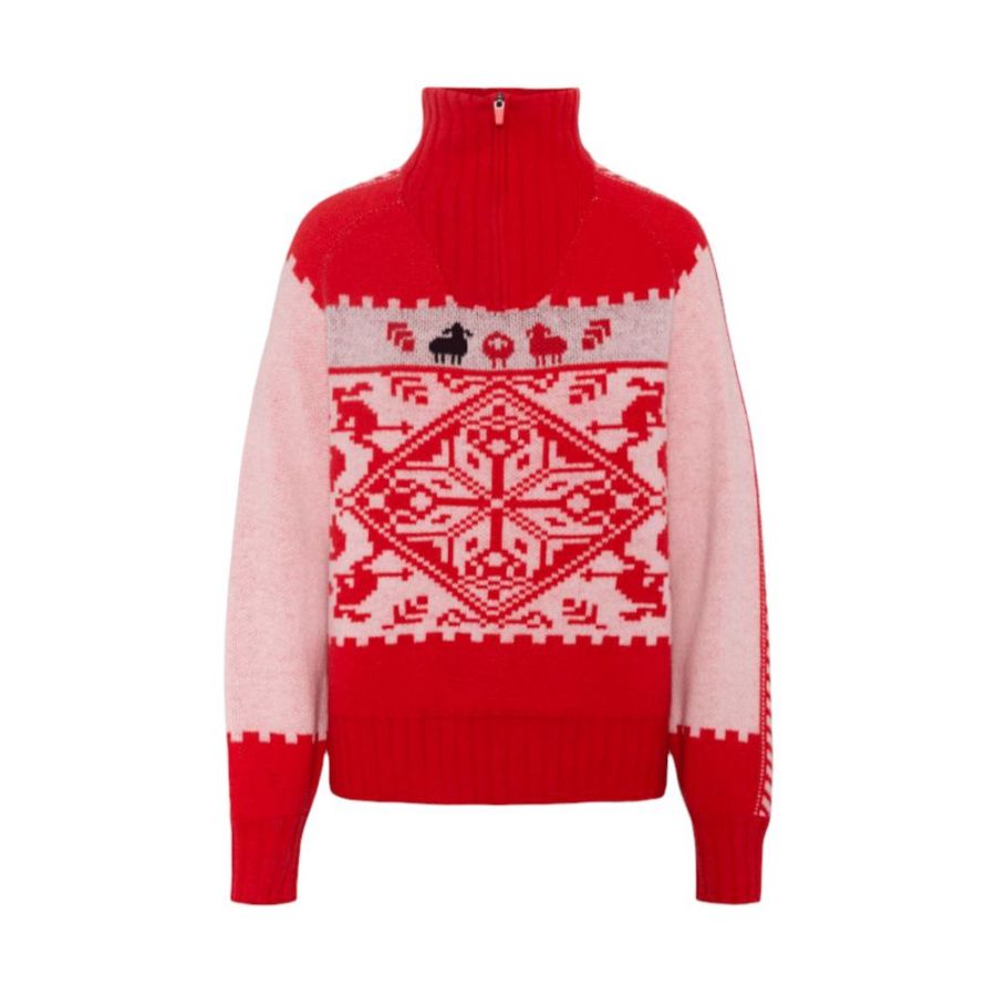 Kari Traa Saga Knit, trøje, dame, rød