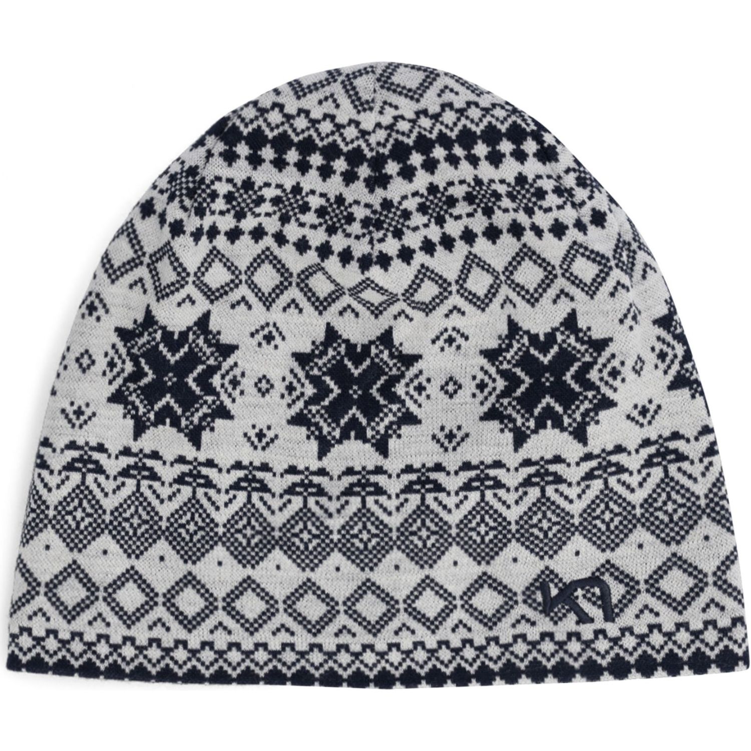 Kari Traa Vilma Beanie Hvid/Sort merinould One Size Dame