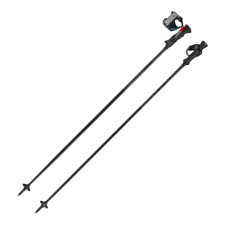 Leki Airfoil 14 TR, skistave, sort/grå