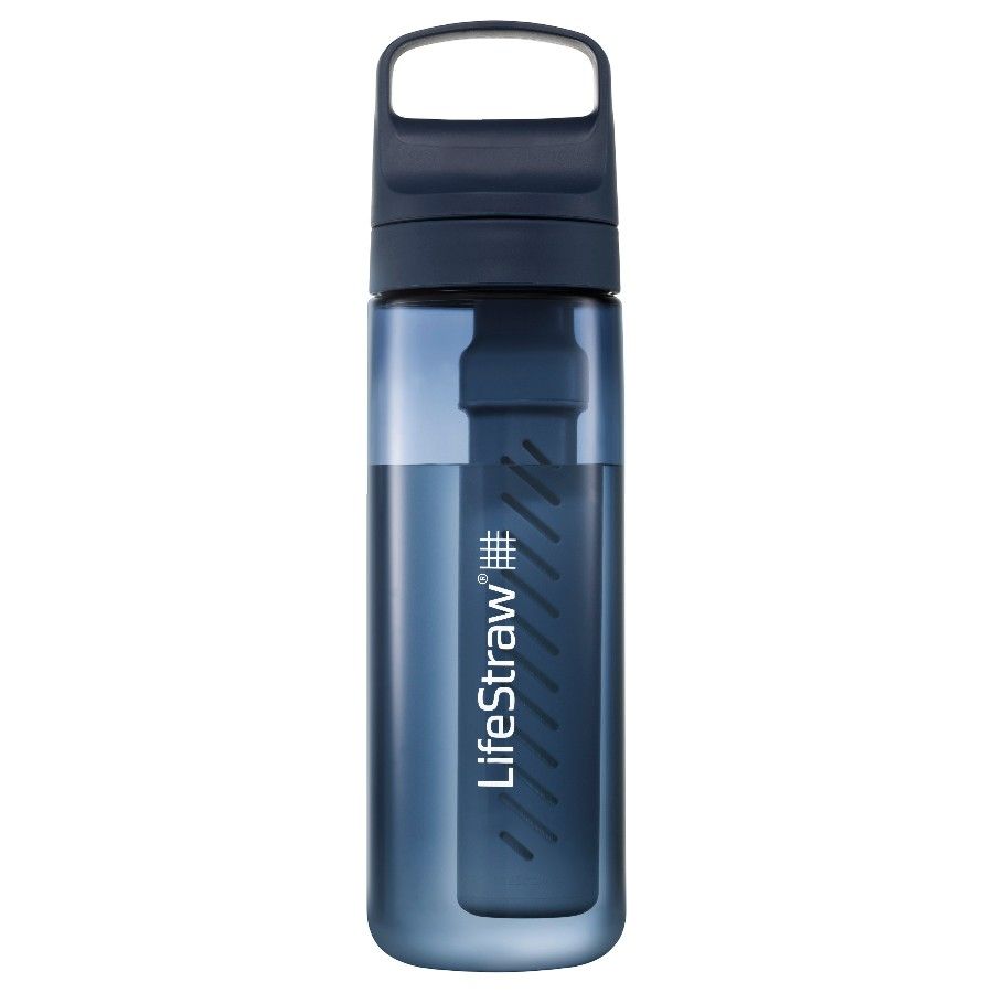 LifeStraw Go 2.0 Water Filter Bottle 22oz 650 Ml (Blå (AEGAN SEA))