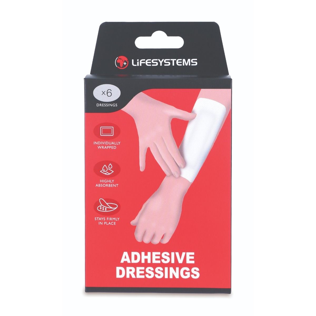 Lifesystems Low Adherent Dressings, 4-Sizes, førstehjælpssæt
