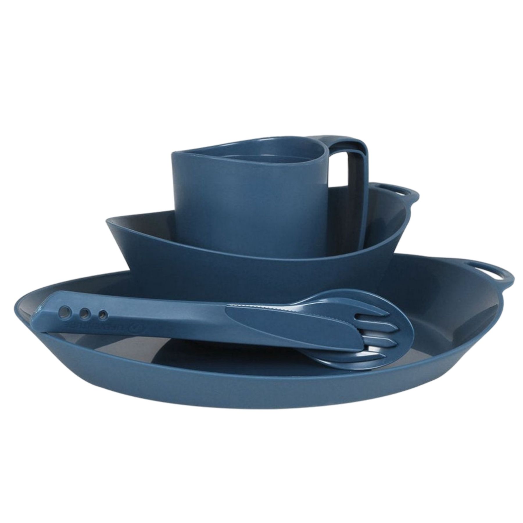 Lifeventure Ellipse 4-piece Set - Kfs / Bowl / Plate - Service