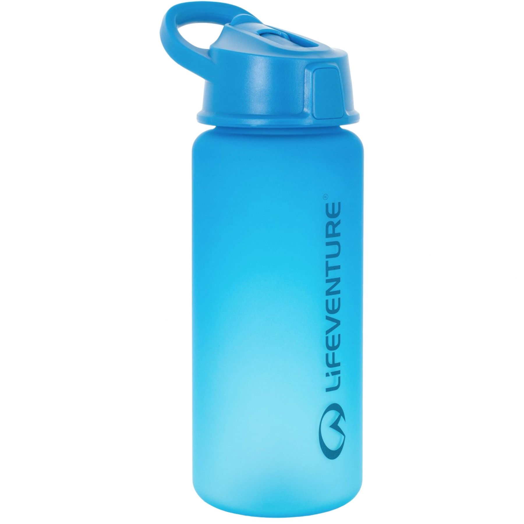 Lifeventure Flip-top Water Bottle, Blue - Drikkeflaske