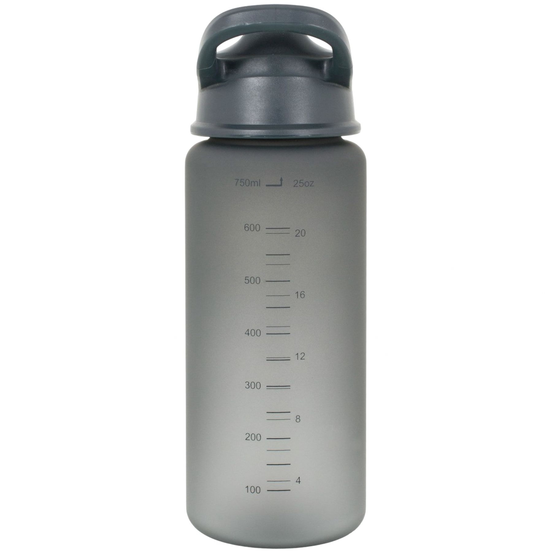Lifeventure Flip-top Water Bottle, Grey - Drikkeflaske