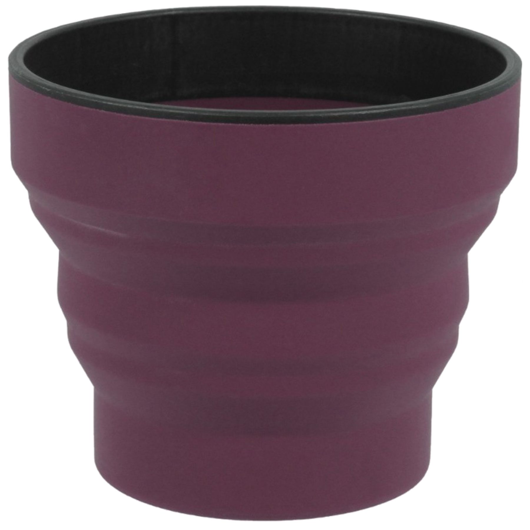Lifeventure Silicone Ellipse Flexi-mug, Purple - Krus