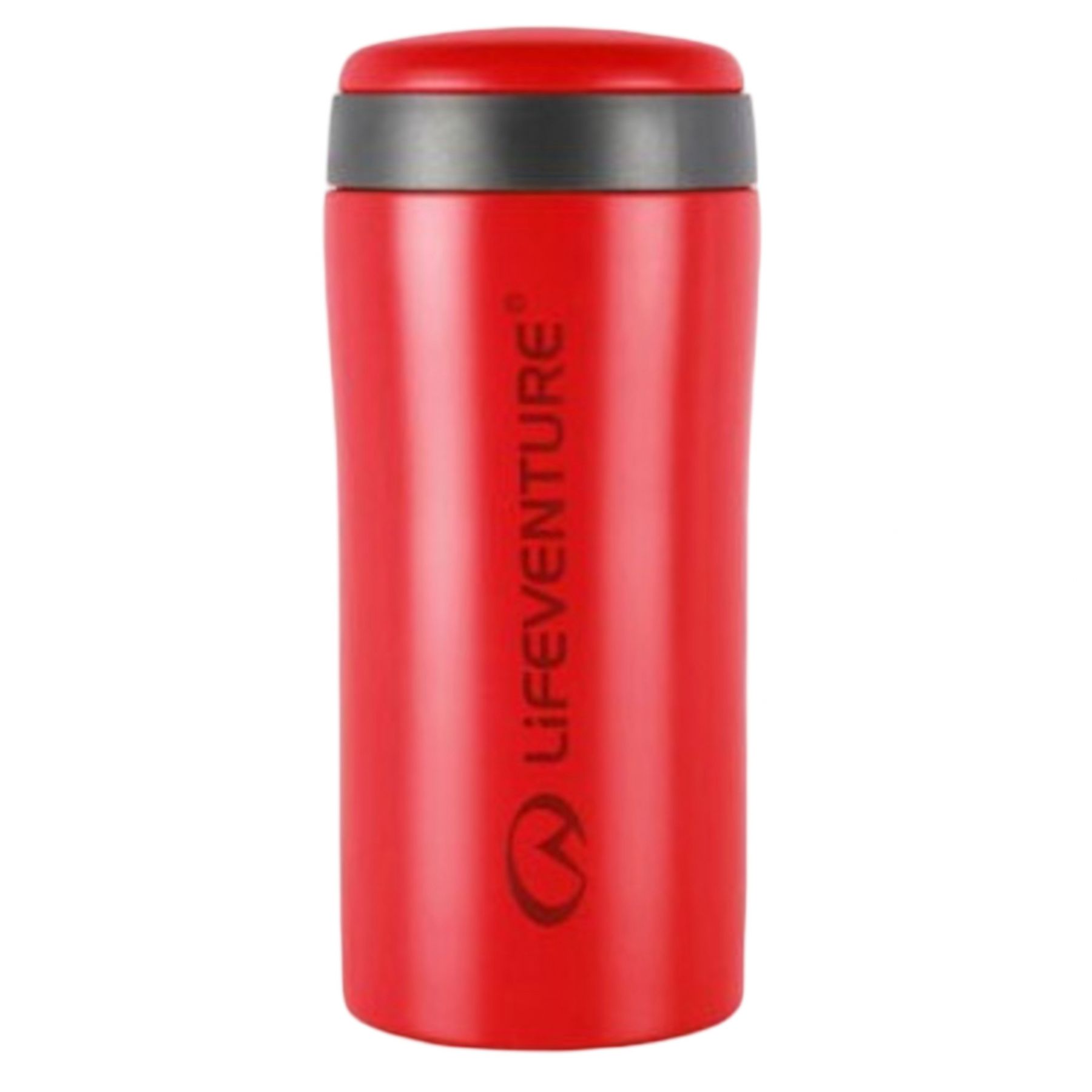 Lifeventure Thermal Mug - 300ml - Matt Red - Str. Stk. - Termoflaske
