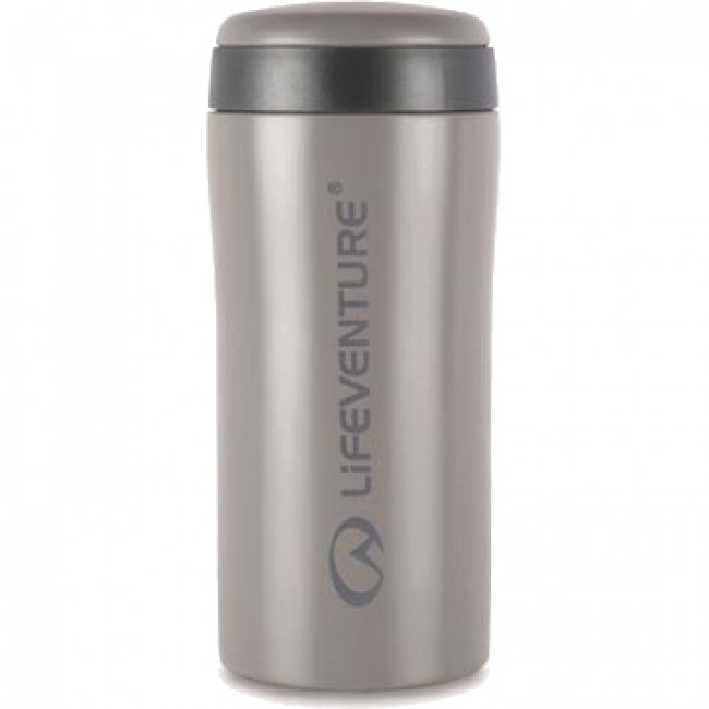 Lifeventure Thermal Mug - 300ml - Matt Grey - Str. Stk. - Termoflaske
