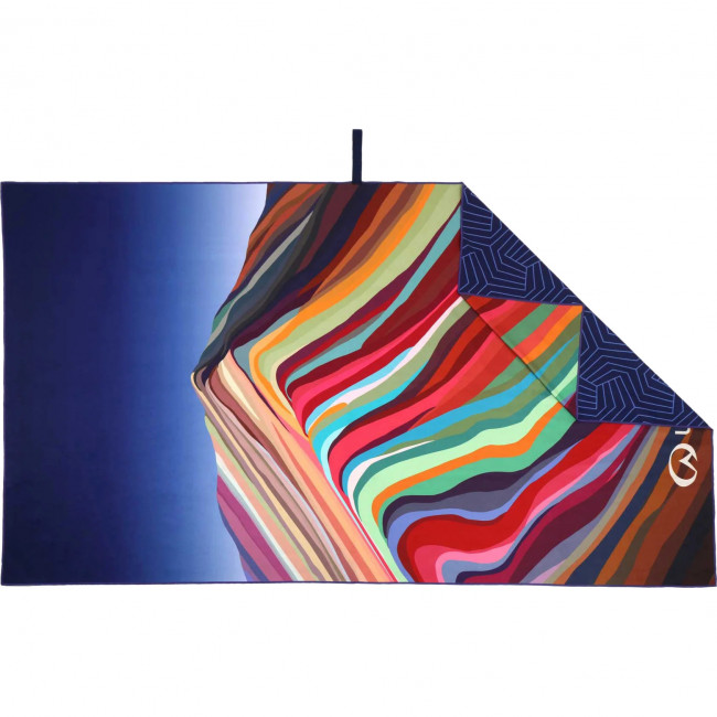 Lifeventure Recycled Softfibre Trek Towel, Rainbow M - Håndklæde