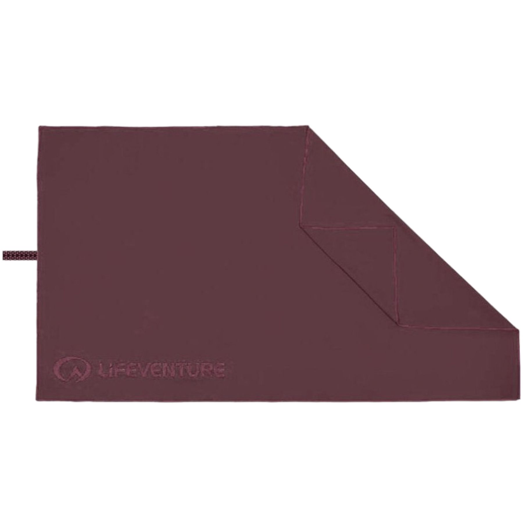 Lifeventure Recycled Softfibre Trek Towel, Blackcurr - Håndklæde