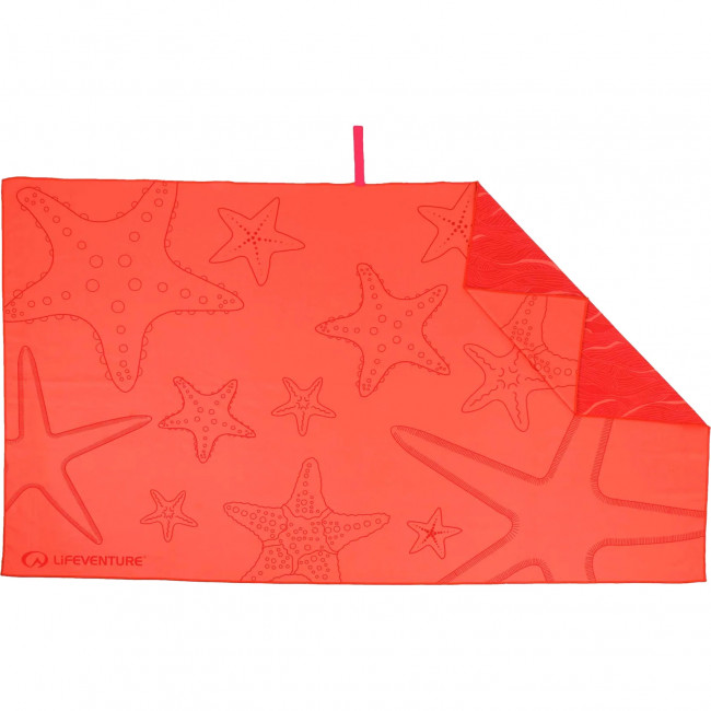 Lifeventure Recycled Softfibre Trek Towel, Starfish, - Håndklæde