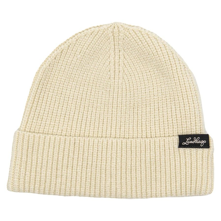 Lundhags - Core Ribbed Beanie (Chalk White)
