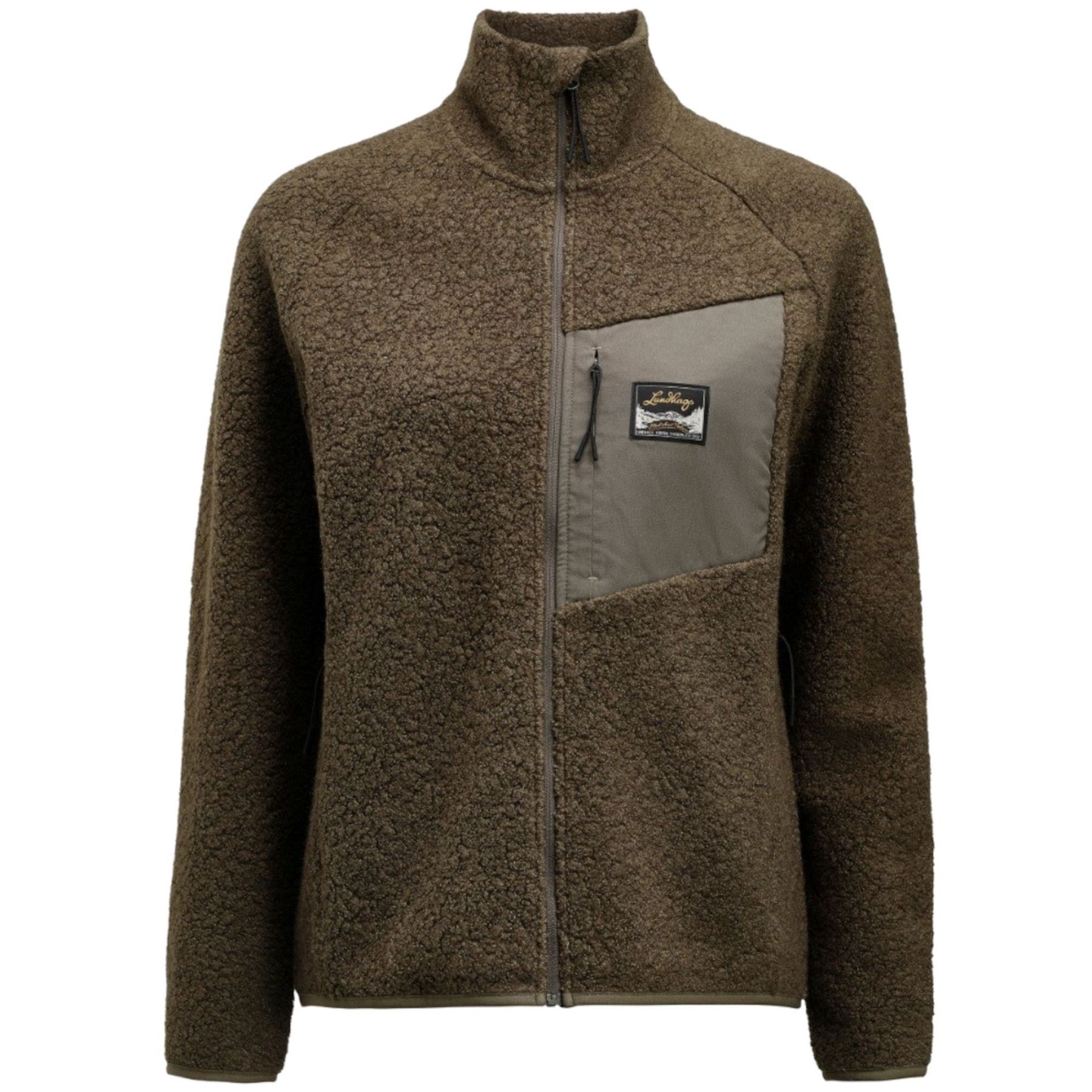 Lundhags Flok Wool Ws Pile - Dame Mellemlag - Grøn - 40(L)