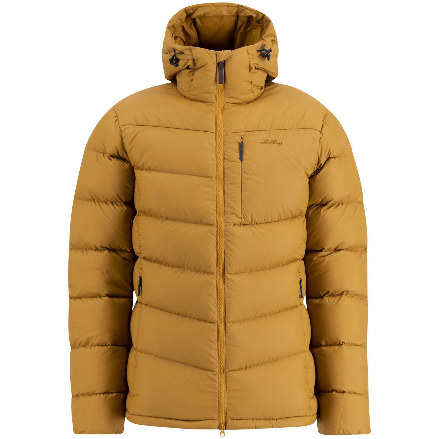 Lundhags Fulu Down Hooded Jacket M, dunjakke, herre, guld