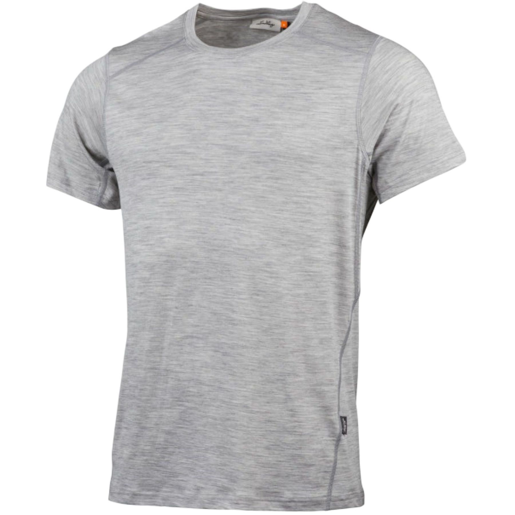 Lundhags Gimmer Merino Lt Ms Tee, mellemlag, herre, grå