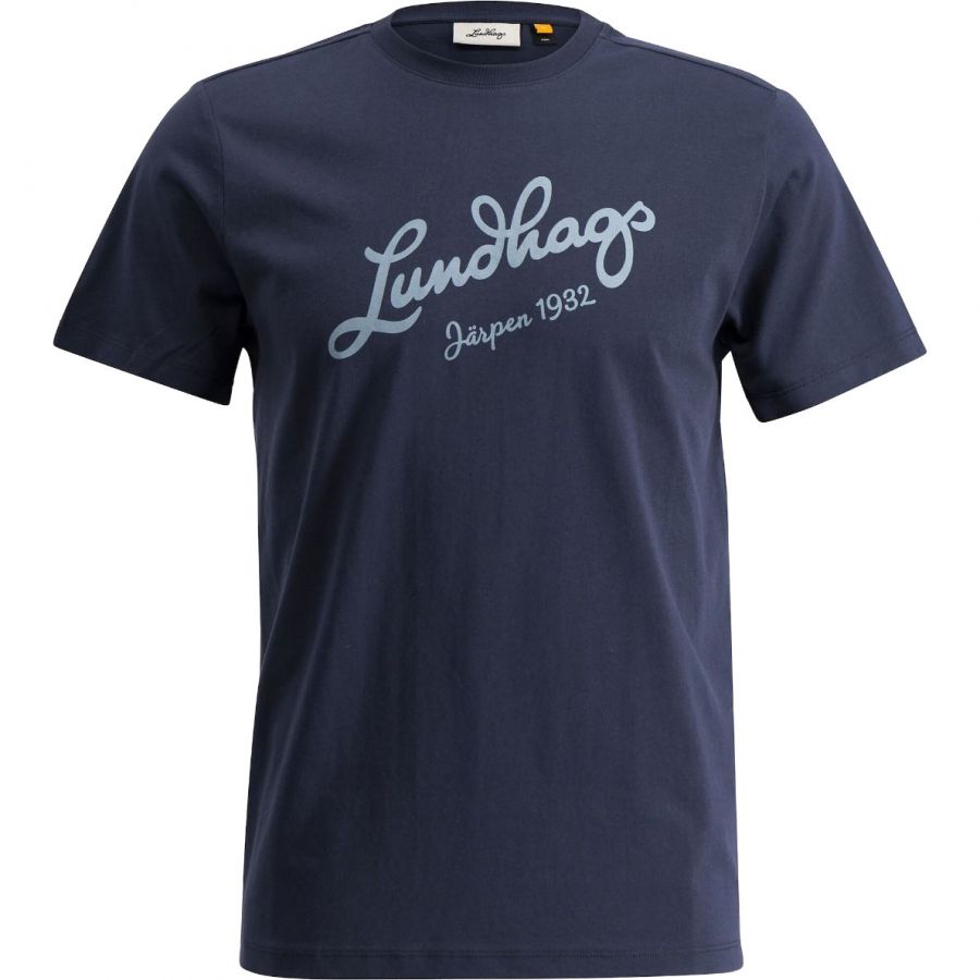 Lundhags Järpen Logo T-shirt M, t-shirt, herre, navy