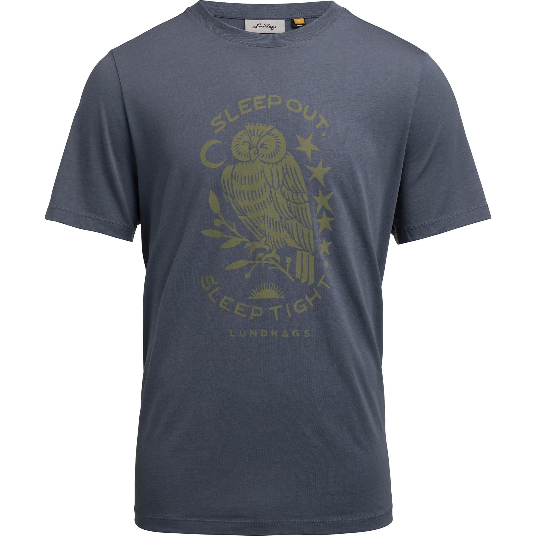 Lundhags Järpen Printed T-shirt M, t-shirt, herre, blå