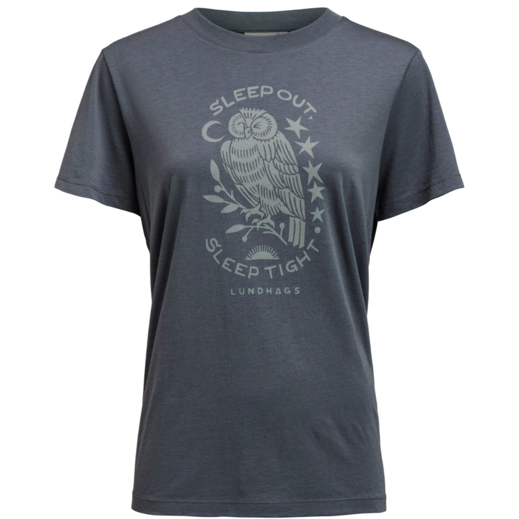 Lundhags Järpen Printed T-shirt W, t-shirt, dame, blå