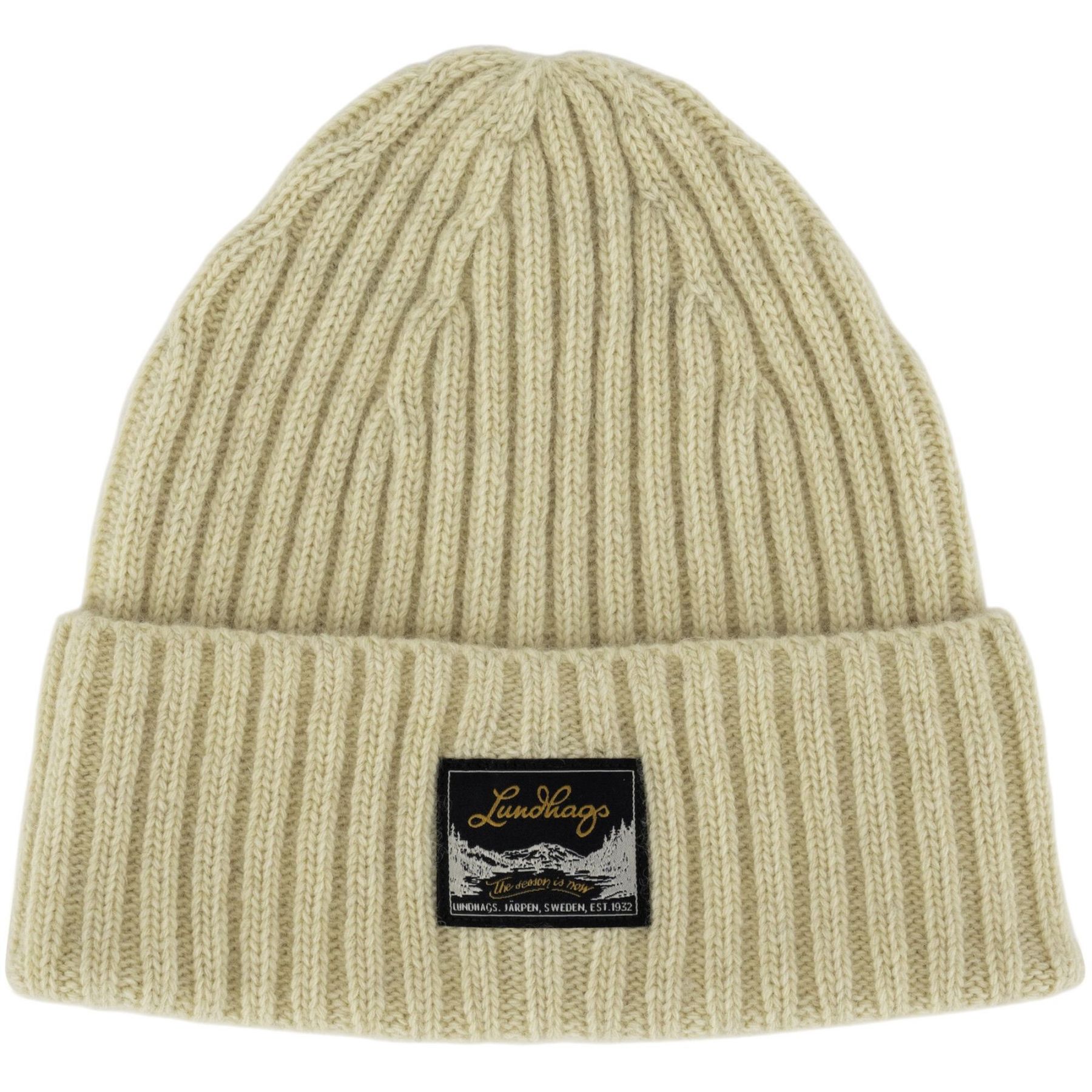 Lundhags Knak Wool Beanie, hue, beige