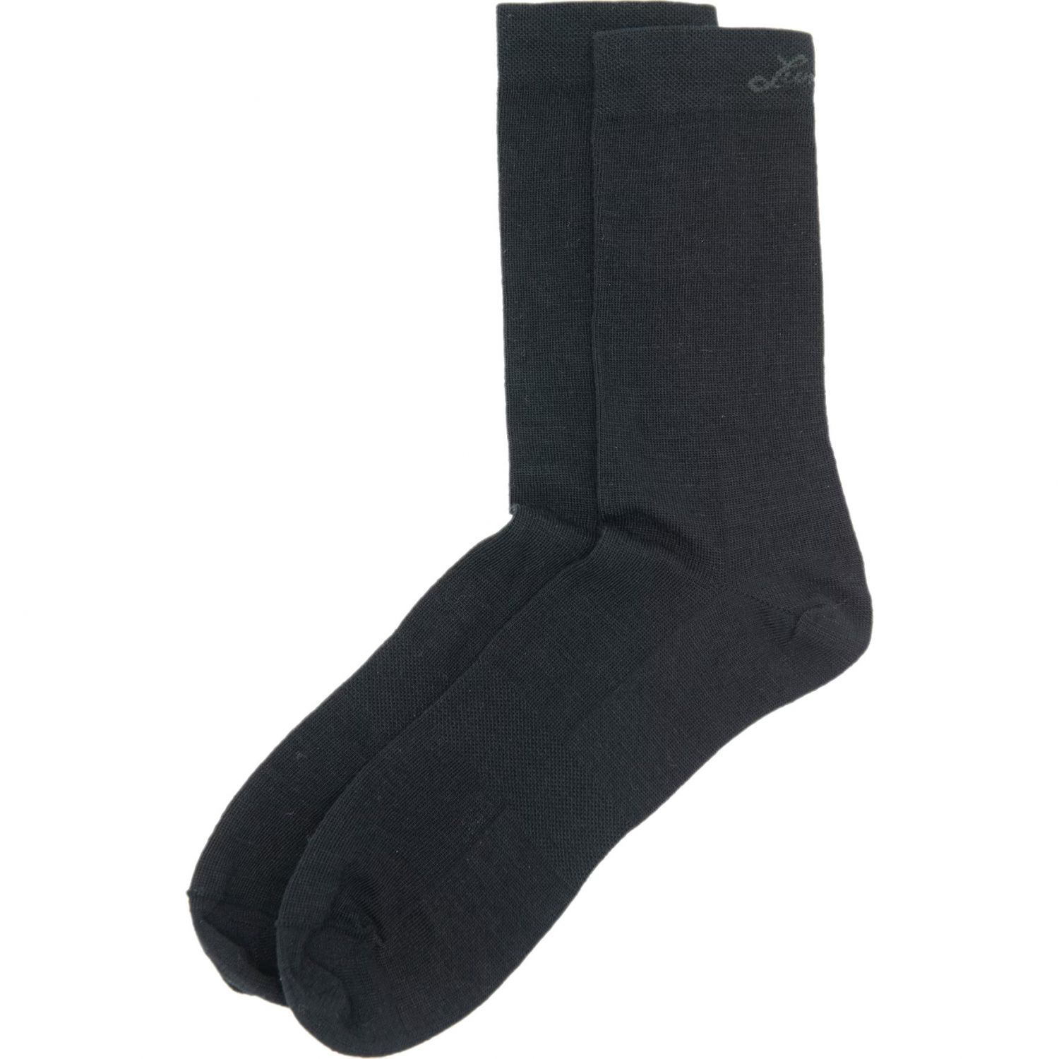 Lundhags Merino Liner Sock - Unisex Vandrestrømper - Sort - 34-36