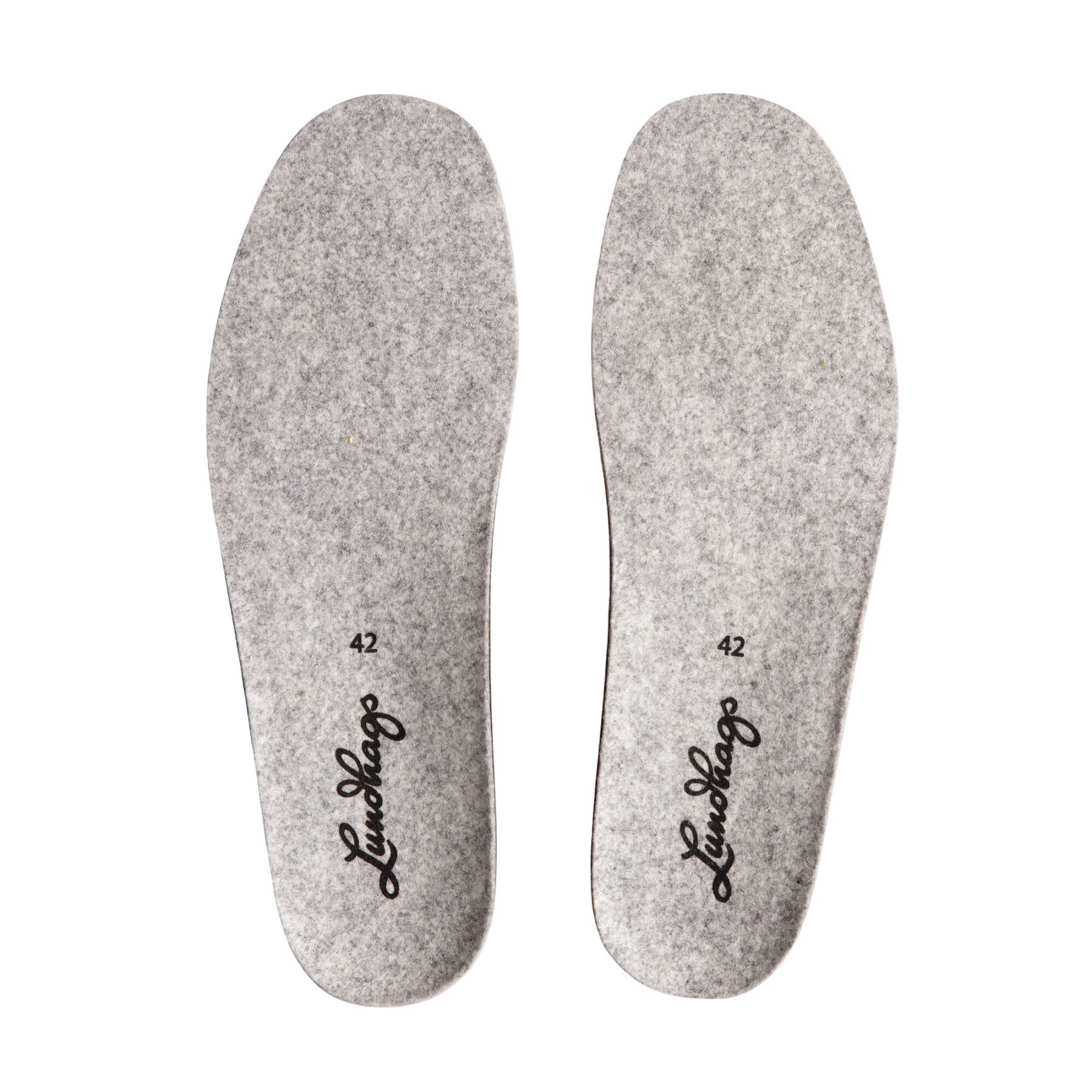Lundhags Moen Wool Insole - Grey - Str. 48 - Indersål