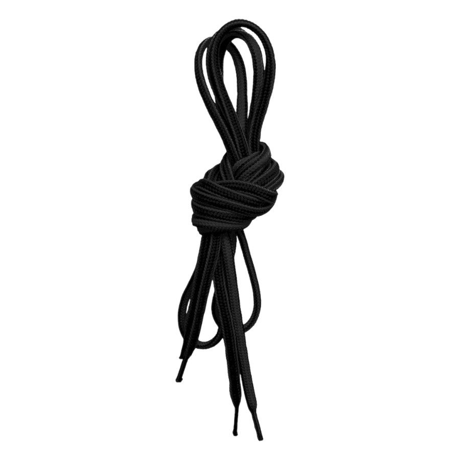 Lundhags Round Shoe Laces 130cm - Black - Str. 130CM - Tøj