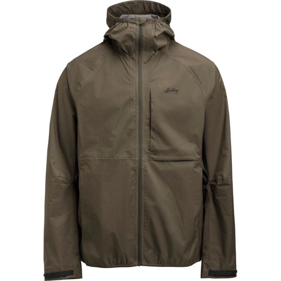 Lundhags Tived Waterproof Jacket M - Herre Regnjakke - Grøn - L(52)