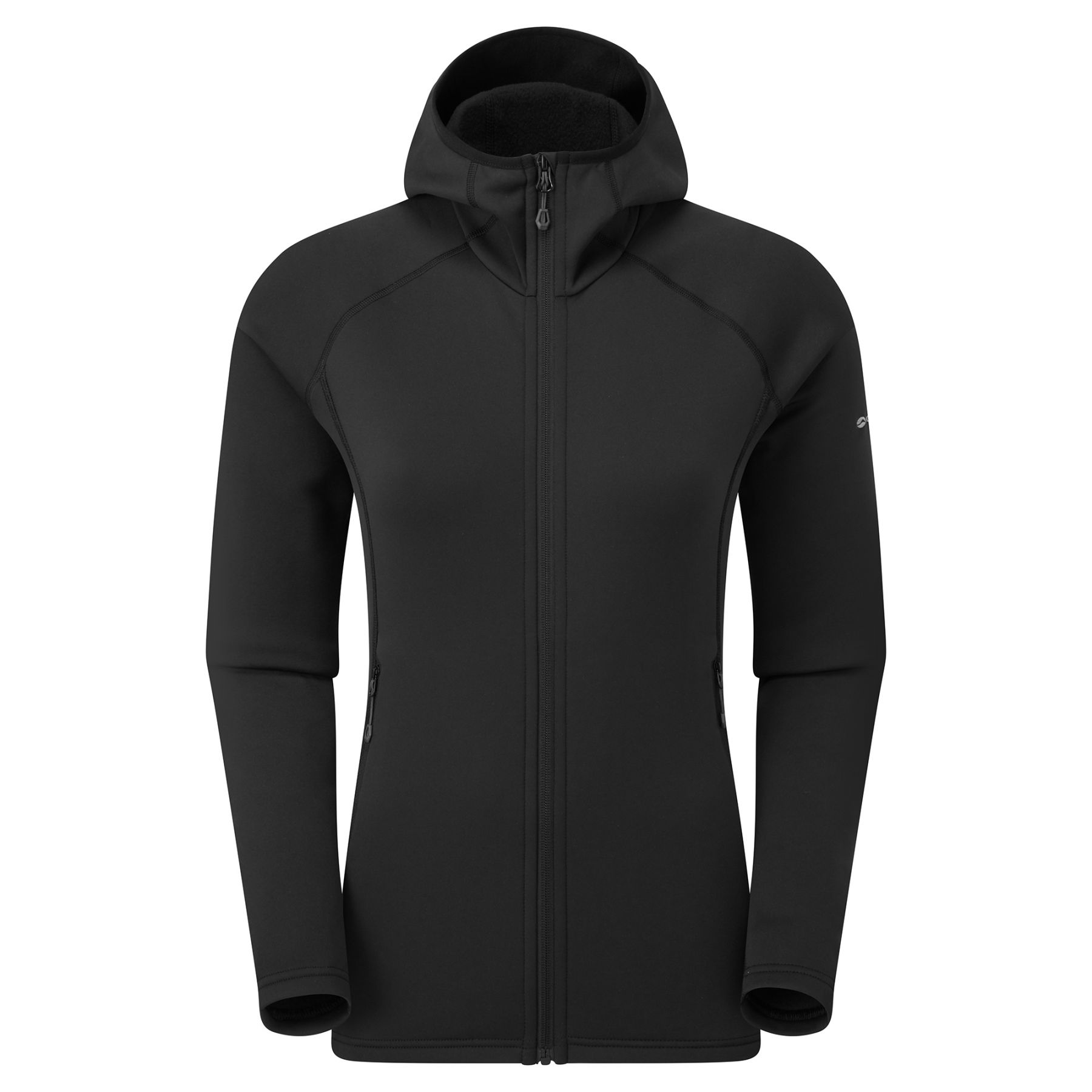 Montane F Fury Hoodie, fleecetrøje, dame, sort