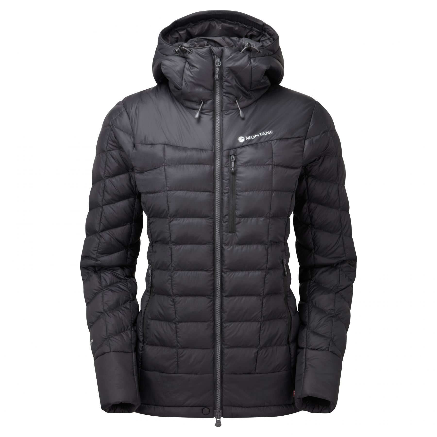 Montane Fem Ground Control Jacket, dunjakke, dame, sort