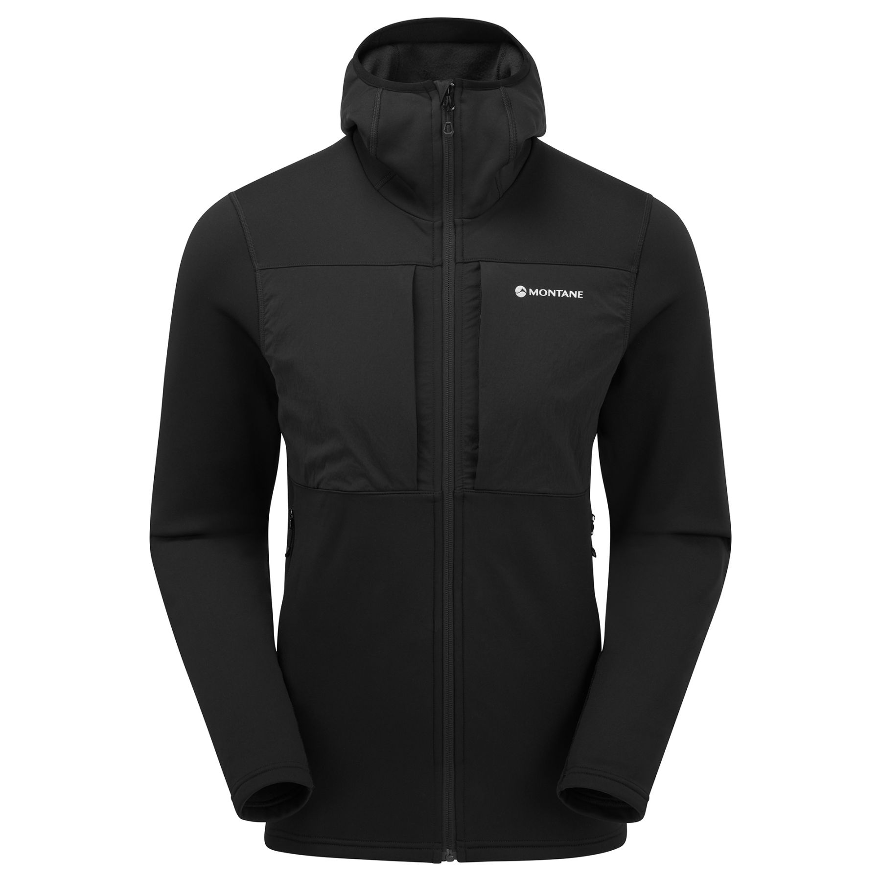 Montane Fury Xt Hoodie, fleecetrøje, herre, sort Montane Fury Xt Hoodie, fleecetrøje, herre, sort